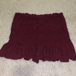 Ruffle tube top